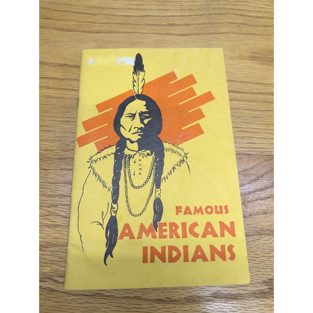 RARE Famous American Indians Ritzenthaler & Neihoff   Milwaukee press‎ 1969 3rd